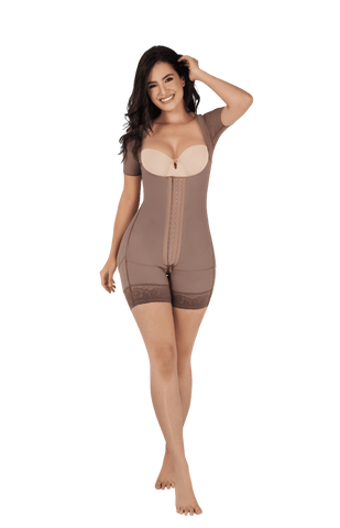 Brief Shapewear with Tags and Sleeves