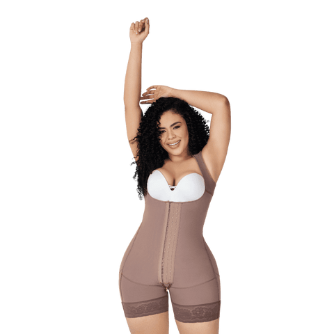 Brief Shapewear with Tags and Intimate Area Closure